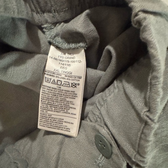 Green linen pants size XXL tall - Picture 8 of 8